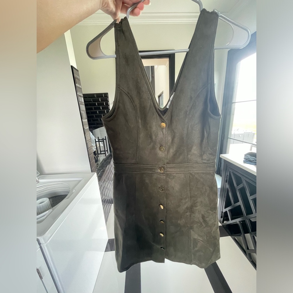 Suede dress